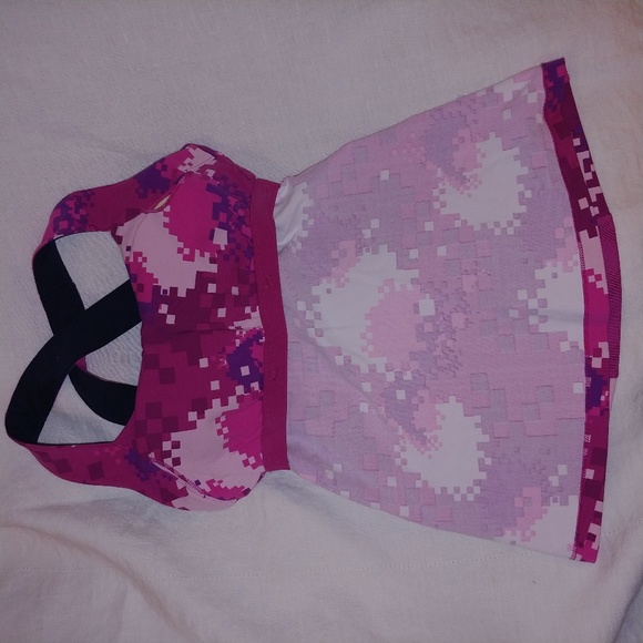 Lucy Pink Digital Camo Power Workout Tank - Picture 4 of 8